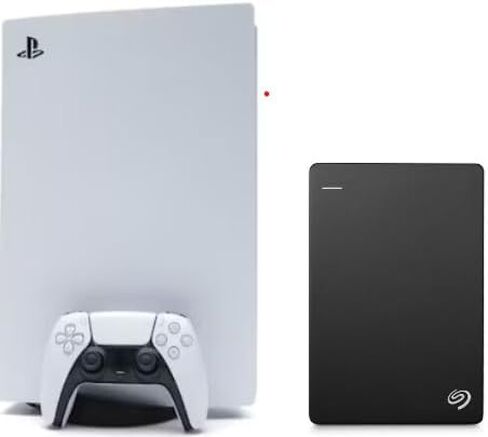 Seagate Portable External Hard Drive with 1-Year Rescue Service - Verified for PlayStation, Xbox, PC & Mac - Fast Data Transfer (2TB) in Saudi Arabia