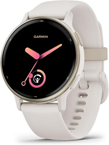Garmin 010-02862-10 Vivoactive 5 Fitness Smartwatch, Black | Official USA Partner Model | Bundle with Deco Essentials 2-Pack Screen Protector and 2 YR CPS Enhanced Protection Pack in Kuwait