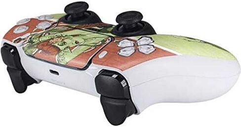 Skinit Decal Gaming Skin Compatible with PS5 Controller - Officially Licensed DC Comics Wonder Woman DC Bombshells Characters Pattern Design in Saudi Arabia