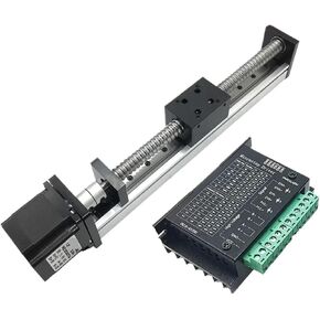 Linear Guide Rail Linear Translation Stage Single Axis SFU1605 Ball Screw Module Nema 23 57mm Slide Table Motor Drive Kit(3Nm Motor Drive)
