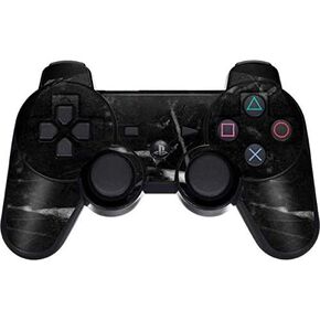 Skinit Decal Gaming Skin for PS3 Dual Shock Wireless Controller - Originally Designed Stone Black Design