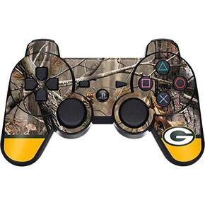 Skinit Decal Gaming Skin Compatible with PS3 Dual Shock Wireless Controller - Officially Licensed NFL Realtree Camo Green Bay Packers Design