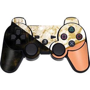Skinit Decal Gaming Skin for PS3 Dual Shock Wireless Controller - Originally Designed Colored Marble Design