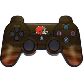 Skinit Decal Gaming Skin Compatible with PS3 Dual Shock Wireless Controller - Officially Licensed NFL Cleveland Browns Breakaway Design