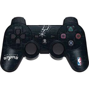 Skinit Decal Gaming Skin for PS3 Dual Shock Wireless Controller - Officially Licensed NBA San Antonio Spurs Secondary Logo Design