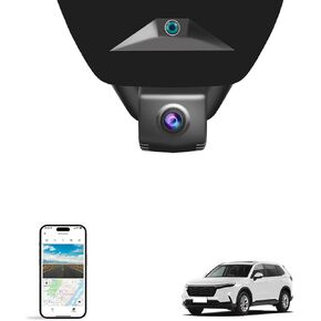 Front 4K Dash Cam for Honda CR-V 2023 2024 2025 Sport Touring EX EX-L Hybrid (Gen6)(Model B),Easy Installation,OEM-Style,Collision Detection,Loop Recording,WiFi & App,64G Card