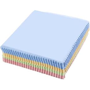 10pcs قطعة قماش تنظيف microfibre للنظارات والنظارات الشمسية وعدسة الكاميرا والأقراص المدمجة وأقراص DVD و PDA وشاشات الكمبيوتر 14cmx14cm نظارة شمسية تنظيف العدسة القماش تنظيف مظلات قماش تنظيف القماش C