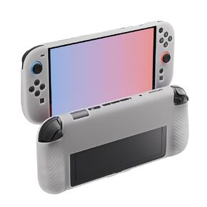 DaierTek Silicone Case for Switch 2(2025) Black Soft Rubber Cover Protector Anti-Scratch Grip Design for Switch2 and Joy-con Anti-Scratch Anti-Slip
