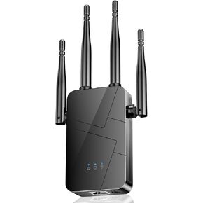 2025 WIFI Extender Signal Booster for Home ، 15000sq.ft fecter Internet Internet Depeater ، Fong Range WiFi Booster and Signal Amplifier w/Ethernet Port ، WiFi Router Extender Support 99 ٪ ،