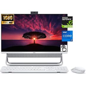 Dell Inspiron 27 7000 7700 All-in-One Business Desktop, 27" FHD Touchscreen, Intel Core i7-1165G7, Windows 10 pro, 1TB SSD, 32GB RAM, GeForce MX330 2GB, WiFi 6, HDMI, USB-C, Webcam, Silver (Renewed)