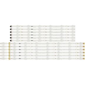 Full Set TV LED Backlight Strips Fit for Samsung UN55JU6500H UN55JU650DF UN55JU6700F