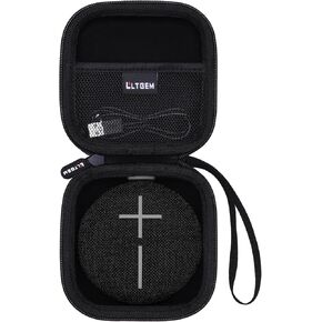 LTGEM Case Compatible with Ultimate Ears MINIROLL Ultra-Portable Waterproof Bluetooth Speaker, Black(Case Only)