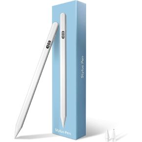 Stylus Pen for iPad, Wireless Charging Magnetic Pencil for iPad mini 6, iPad Pro 12.9 5th/3rd Gen, iPad Air M2, iPad 10th Generation, USB-C Compatible with Palm Rejection, Includes case