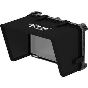 Nitze Cage لـ FeelWorld F7 Plus Monitor ، مع مشبك كابل HDMI ، وشراء الشمس ، وسكك الحديدية المدمجة في الناتو ، وحذاء بارد-JT-F07B