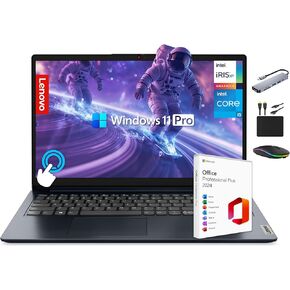 Lenovo IdeaPad 15.6" FHD Touchscreen Laptop Computer 2025, 10-Core Intel i5-1235U (Beat i7-1195G7), 24GB RAM, 1.5TB Storage (1TB SSD + 500GB Ext), MarxsolAccessory, Lifetime MS Office 2024, Win 11 Pro