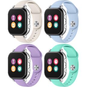 4 Pack Waterproof Silicone Gizmo Watch Band for kids Compatible for Gizmo Watch 3 2 1/ Gabb Watch 3 2 1/ SyncUP/Cosmo JrTrack Watch, Adjustable Sport Bands Replacement Small Size for Boys Girls in Kuwait