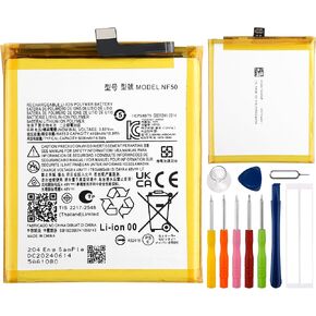 Replacement Battery NF50 Compatible with Moto Edge 2022 XT2205-3 with Tools