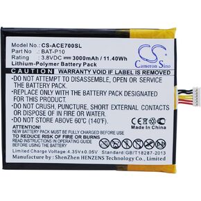 VI VINTRONS Battery for ACER E39, Liquid E700, Liquid E700 Triple,