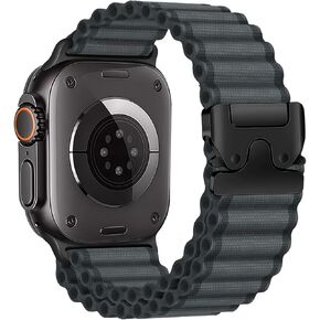 Alpine Loop Band for Apple Watch Ultra 2/Ultra Bands for Men 49mm 46mm 45mm 44mm 42mm 41mm 40mm 38mm,Parachute Buckle Fabric Nylon Sport Strap Wristband for iWatch Bands Series 10 9 8 7 6 5 4 3 SE/2