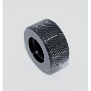 Bull Barrel Thread Protector 1/2 x 28 Knurled #4001 BlackQQ