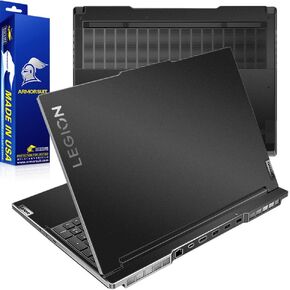ArmorSuit MilitaryShield Matte Black Metallic Skin Vinyl Wrap for Lenovo Legion 7 / 7i (2022)