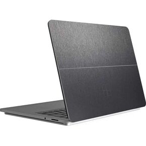Skinit Laptop Music Skin متوافق مع استوديو الكمبيوتر المحمول السطحي - Skinit مصمم في الأصل تصميم نسيج الفولاذ المصقول بالفرشاة