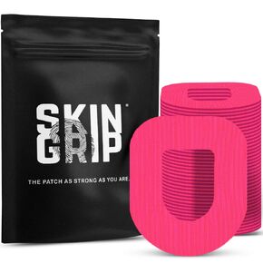 Skin Grip Insulet Omnipod 5 Adhesive Patches Waterproof & Sweatproof (Also Fits Omni pod Dash), Pre-Cut Medical Tape, Ultimate Insulin Pump Protection, Diabetic Sensor Covers, 20-Pack, Black