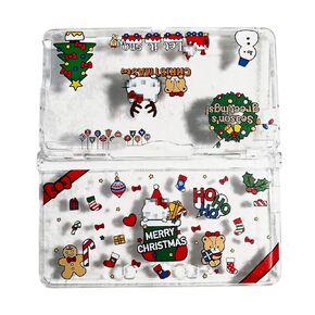 Meigpai Amazing Clastal Case for 3DS Clear Sever Cover Merry Christmas Gail