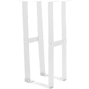 Computer Host Under Desk Mount Bracket CPU Bracket High Load Capacity Hanging Bracket Steel Adjustable Width CPU Tower Holder, White