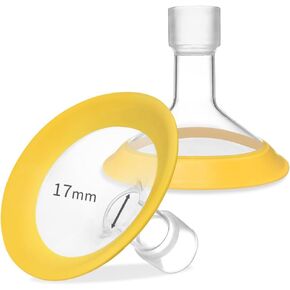 19mm Oval Flanges Shields Compatible with Medela Pumps, Replacement Parts for Pump in Style, Symphony, Swing Maxi, Harmony and Personalfit Flex–Breast Pump Accessories in Kuwait