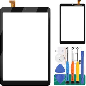 SRJTEK for Samsung Galaxy Tab A 8.0 T387 SM-T387T T387A T387V Touch Screen Replacement Kit,(Not LCD, NO Instructions) Touch Digitizer,Glass Repair Parts (Black)