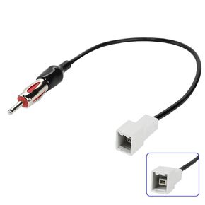 Radio Antenna Adapter Compatible with for Hyundai Kia 2009-2017 Aftermarket Stereo Connector Replacement DIN Aerial Extension Stereo Extension Harness Cable Plug