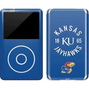 Skinit MECAL MP3 Player Skin متوافق مع iPod Classic (6th Gen) 80GB - College College Kansas Jayhawks KY 1865