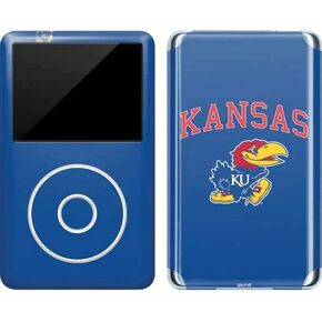 Skinit Decal MP3 Player Skin Compatible with iPod Classic (6th Gen) 80GB - Officially Licensed College University of Kansas Design