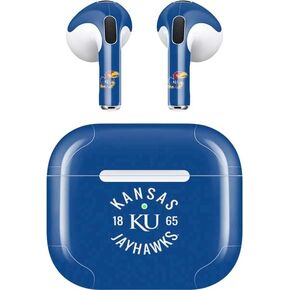 Skinit Decal Audio Skin Compatible with Apple AirPods (3rd Gen, 2021) - Officially Licensed Kansas Jayhawks KY 1865 Design