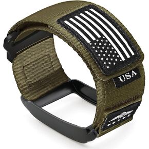 Abanen Rugged Nylon Sport Wristband مع Malloy Pumper متوافق مع Whoop 4.0 ، SPORT LOTING WABD