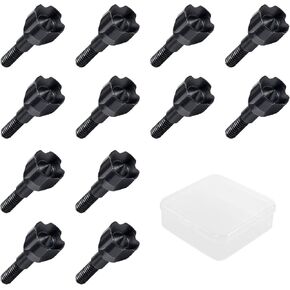 12PK 100/125 Grain Small Game Broadheads Judo Points & Hammer Mixed Set with Broadhead Case Screw in Arrowheads for Hunting & Field Practice-Perfect for Small Game and Target Shooters