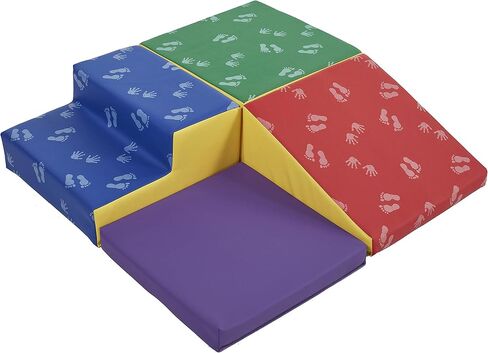 ECR4Kids SoftZone Junior Little Me Corner Climber، مجموعة لعب للمبتدئين، Earthtone، 4 قطع in Saudi Arabia