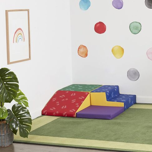 ECR4Kids SoftZone Junior Little Me Corner Climber، مجموعة لعب للمبتدئين، Earthtone، 4 قطع in Saudi Arabia