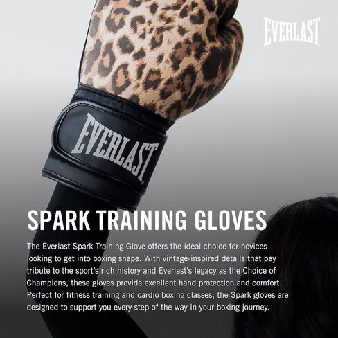 Everlast P00002423 Spark Training Glove Blue Grid 14OZ in Saudi Arabia