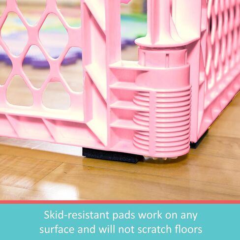 Toddleroo by North States Superyard Wall Mount Kit, Made in USA: Compatible with Superyard Classic, Colorplay, or Indoor/Outdoor 6 Panel Play Yard. Hardware kit to create extra wide barrier. (Gray) in Saudi Arabia