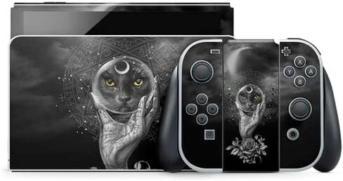 Skinit Decal Gaming Skin Compatible with Nintendo Switch OLED (2021) - Officially Licensed Alchemy Carta Reapers Ace Design in Saudi Arabia