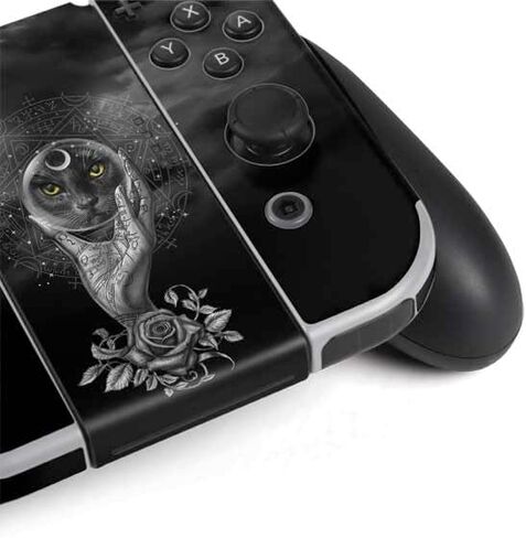 Skinit Decal Gaming Skin Compatible with Nintendo Switch OLED (2021) - Officially Licensed Alchemy Carta Reapers Ace Design in Saudi Arabia