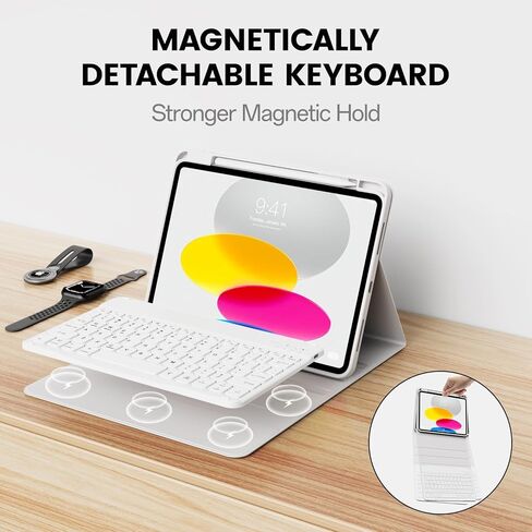 حالة لوحة المفاتيح لـ iPad Air 11 Inch (M3/M2) 2025/2024 ، IPAD AIR 5th Generation 2022/2020 in Kuwait