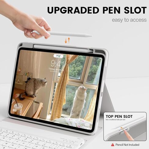 حالة لوحة المفاتيح لـ iPad Air 11 Inch (M3/M2) 2025/2024 ، IPAD AIR 5th Generation 2022/2020 in Kuwait