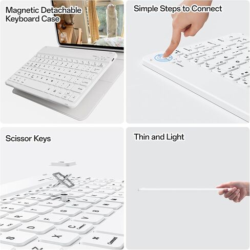 حالة لوحة المفاتيح لـ iPad Air 11 Inch (M3/M2) 2025/2024 ، IPAD AIR 5th Generation 2022/2020 in Kuwait