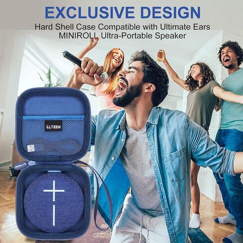 حالة LTGEM متوافقة مع الأذنين النهائية Miniroll ماء قابلة للتكاثر المائي ، Black (Case Only) in Kuwait