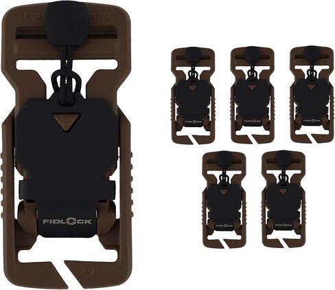 FIDLOCK V-BUCKLE 25 Split Bar Black Flap With Pull Tab [5-Pack] — Quick-Release Magnetic Buckle in Kuwait