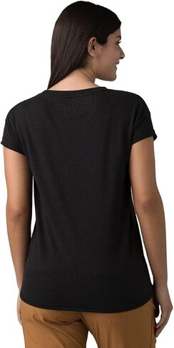 prAna Cozy Up T-Shirt Stormy Night Heather MD (Women's 8-10) in Saudi Arabia