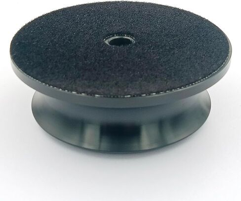 سجل استقرار الوزن ، الألومنيوم 6 أوقية مثبت القرص فينيل المشبك السور القرص الدوار سجل Puck LP للاعبين في فينيل Phono (RW170 ، أسود) in Kuwait